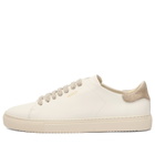 Axel Arigato Men's Clean 90 Sneaker in White/Light Brown