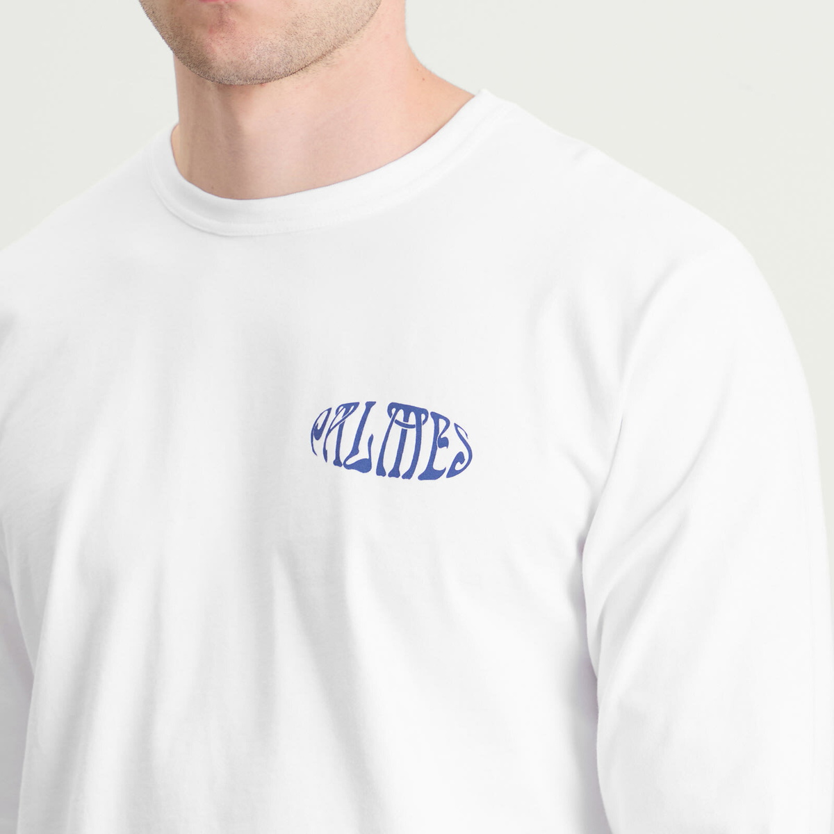 Palmes Men's Angels Long Sleeve T-Shirt in White
