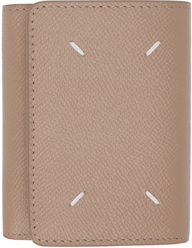 Photo: Maison Margiela Beige Four Stitches Wallet