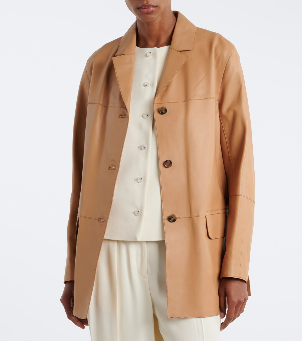 Loulou de Saison Nari leather jacket