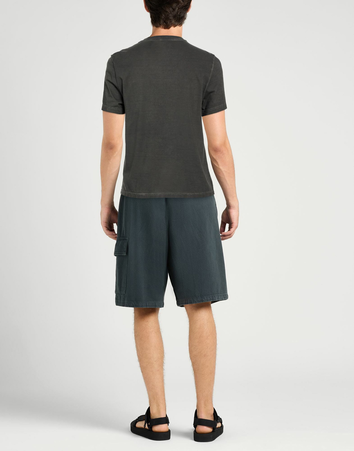 Dondup Mens T-shirt Dark in Brown