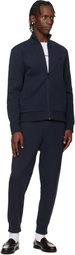 BOSS Navy Zip Sweatshirt