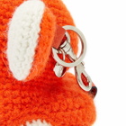 JW Anderson Women's 3D Elephant Keyring in Orange