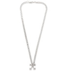 Off-White - Silver-Tone Necklace - Silver