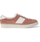 TOM FORD - Bannister Leather-Trimmed Suede Sneakers - Pink