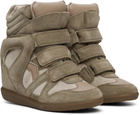 Isabel Marant Taupe Bekett Sneakers