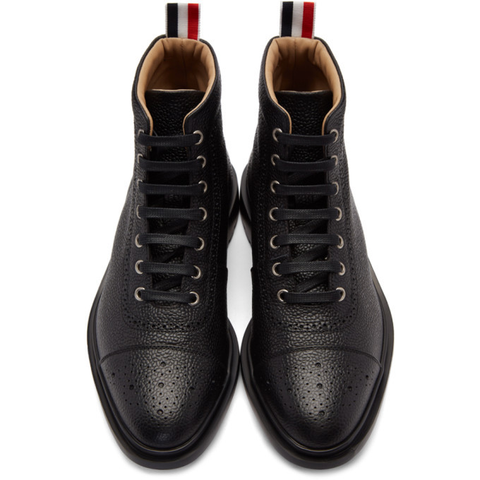 THOM BROWNE - Man - Black - Lace-Up main image 1