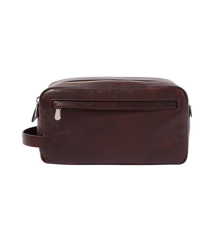 Photo: Brunello Cucinelli Leather toiletry bag