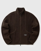 Pas Normal Studios Off-Race Pile Fleece Jacket Brown Men