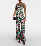 Oscar de la Renta Floral cotton-blend jumpsuit