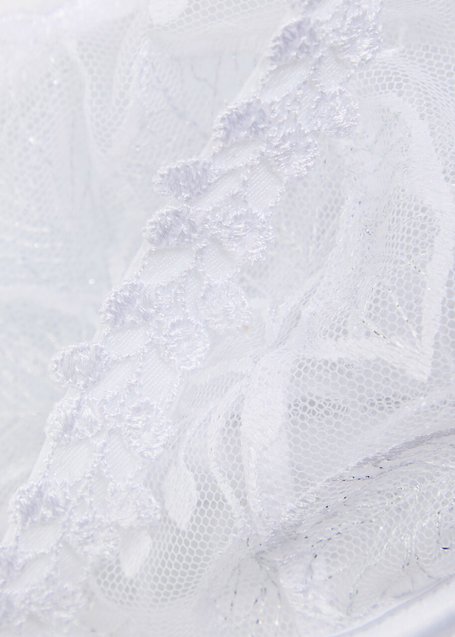 Simone PÉRÈLE Lace Half-cup bra White