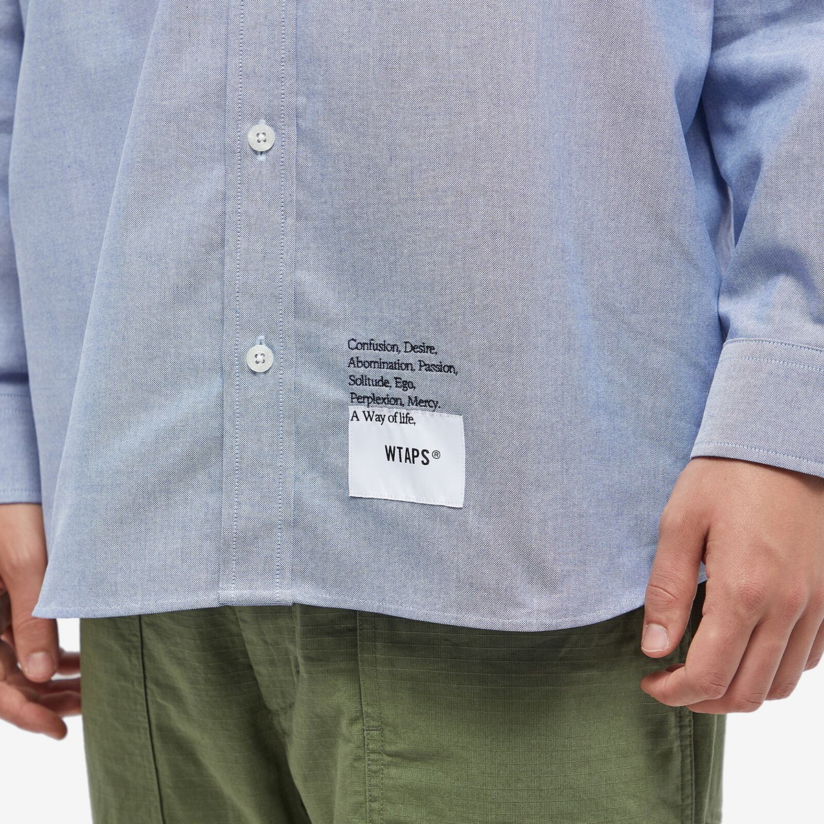 WTAPS 20SS ダブルタップス MASON Thomas Mason THOMAS OXFORD 01 
