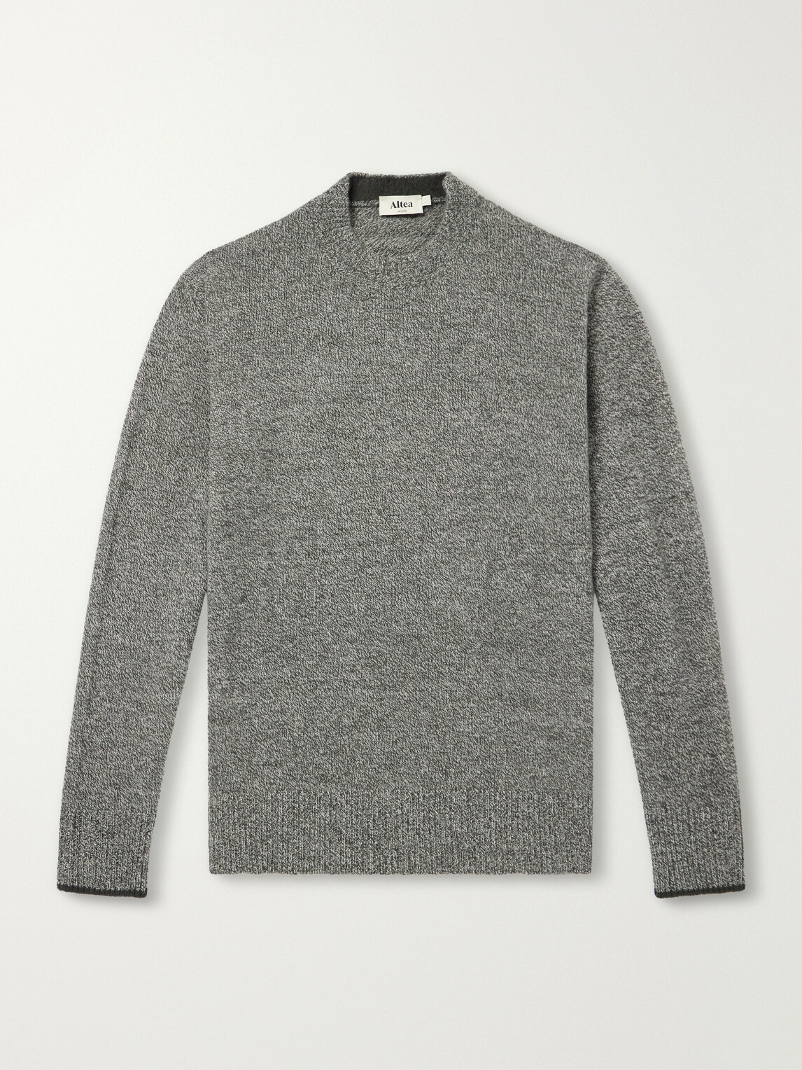 Altea - Wool and Cashmere-Blend Sweater - Gray