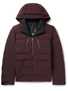 Aztech Mountain - Nuke Suit Quilted Hooded Down Ski Jacket - Burgundy