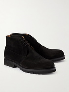 George Cleverley - Nathan Suede Chukka Boots - Black