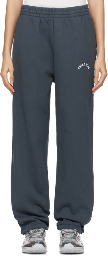 Photo: ANINE BING Navy Leone Jogger Sweatpants