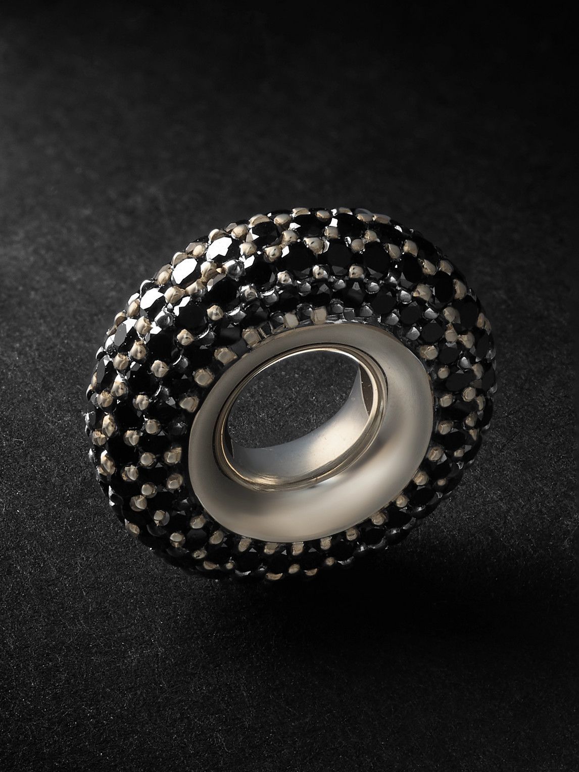 Spinelli Kilcollin - Nebula Noir Silver Diamond Pendant