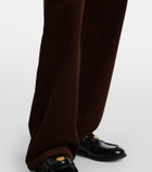 Miu Miu Cotton corduroy wide-leg pants