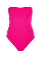 Melissa Odabash Latina Strapless Swimsuit Pink