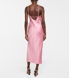 Nanushka Irma satin midi dress
