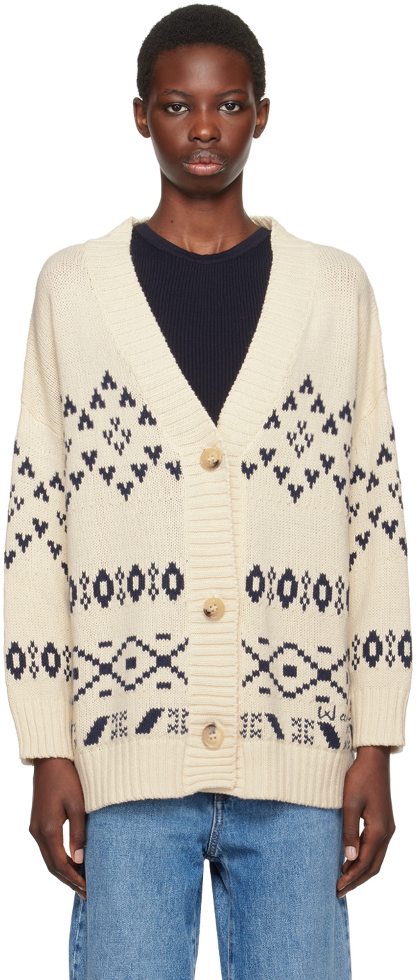 Weekend Max Mara Off-White Acacia Cardigan Weekend Max Mara Weekend Max Mara Off-White Acacia Cardigan Weekend Max Mara