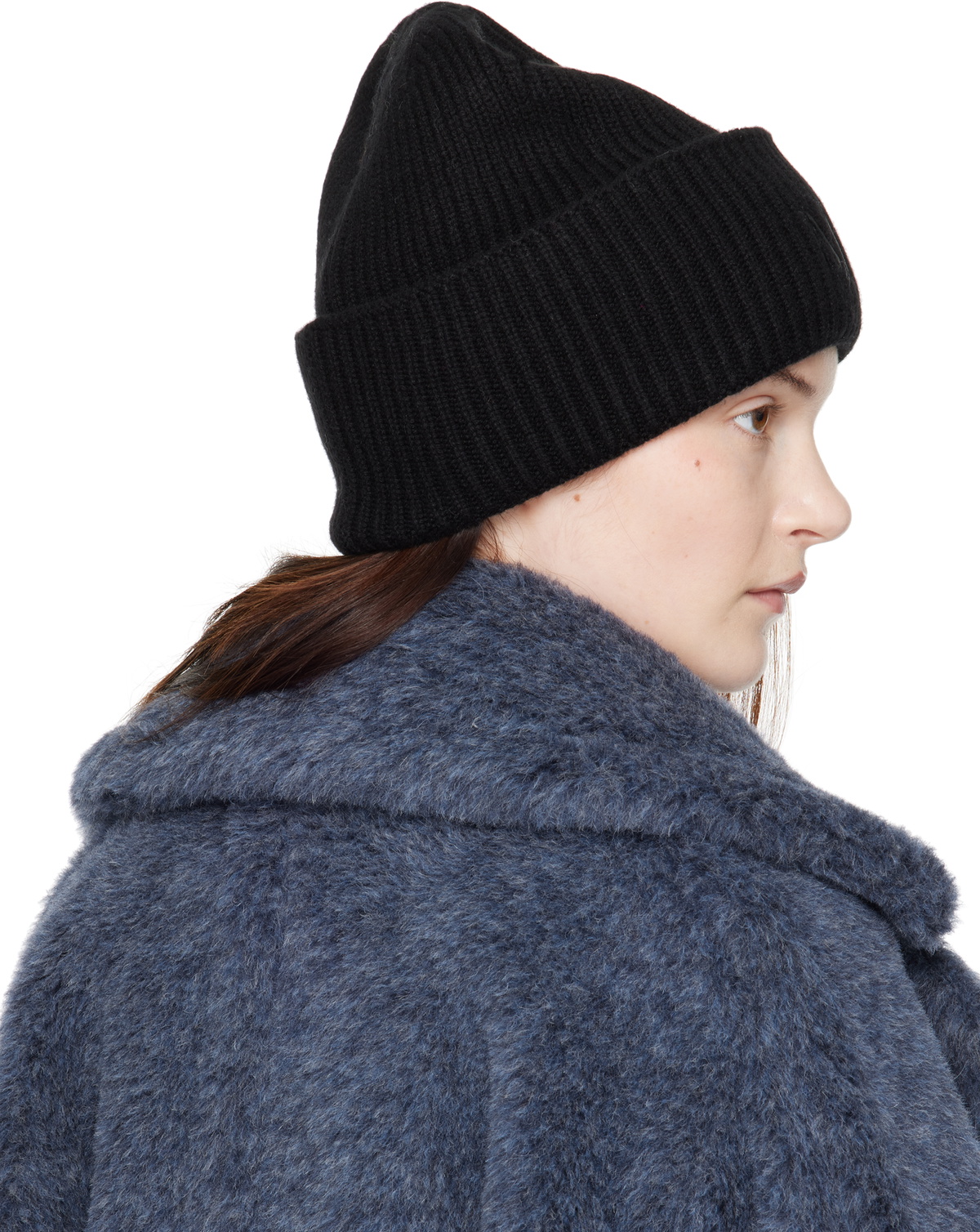 Max Mara Black Retina Beanie Max Mara