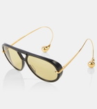 Bottega Veneta Drop aviator sunglasses