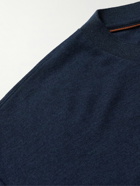 Loro Piana - Philion Cashmere and Silk-Blend Jersey T-Shirt - Blue