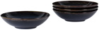 Jars Céramistes Navy Tourron Deep Soup Plate Set, 4 pcs