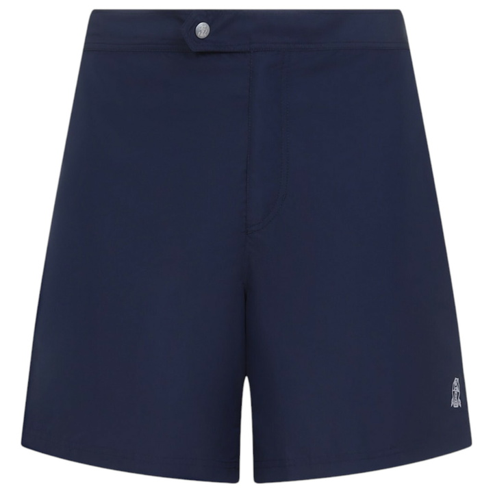 Photo: Brunello Cucinelli Embroidered Buttoned Swim Shorts