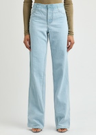Christopher Esber Deconstruct Straight-leg Jeans Light Blue