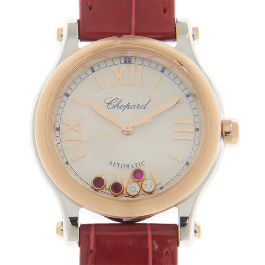 Chopard Happy Sport Automatic Silver Dial Ladies Watch 278573-6026