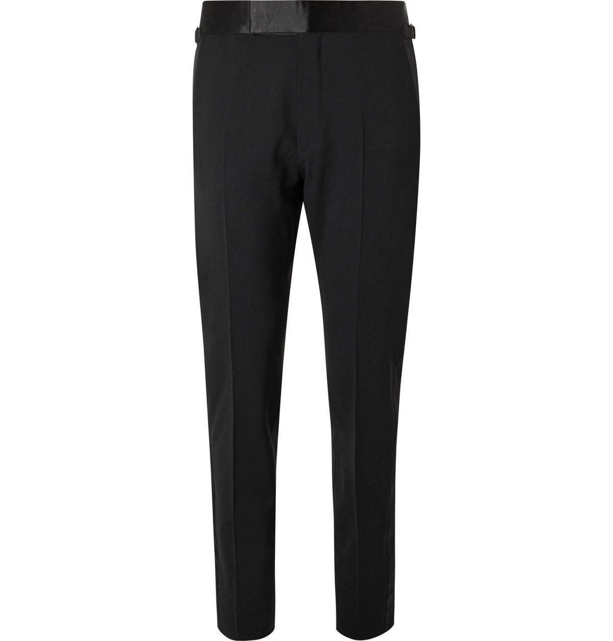 Trousers Shorts Tom Ford - Black Velvet Tuxedo Trousers - PAW544FAX171LB999