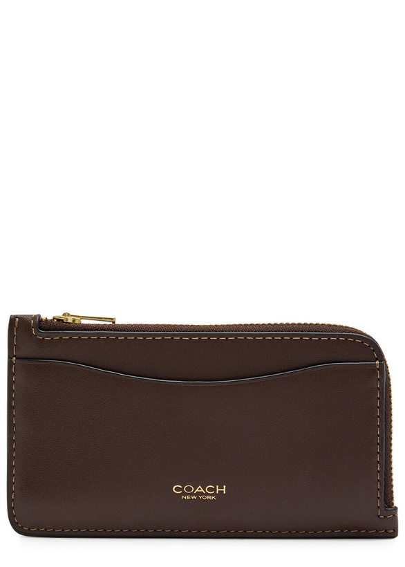 Photo: Coach New York Leather Cardholder - Brown - One Size