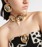 Area Crystal-embellished earrings