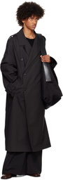 Entire Studios Black Wellington Coat
