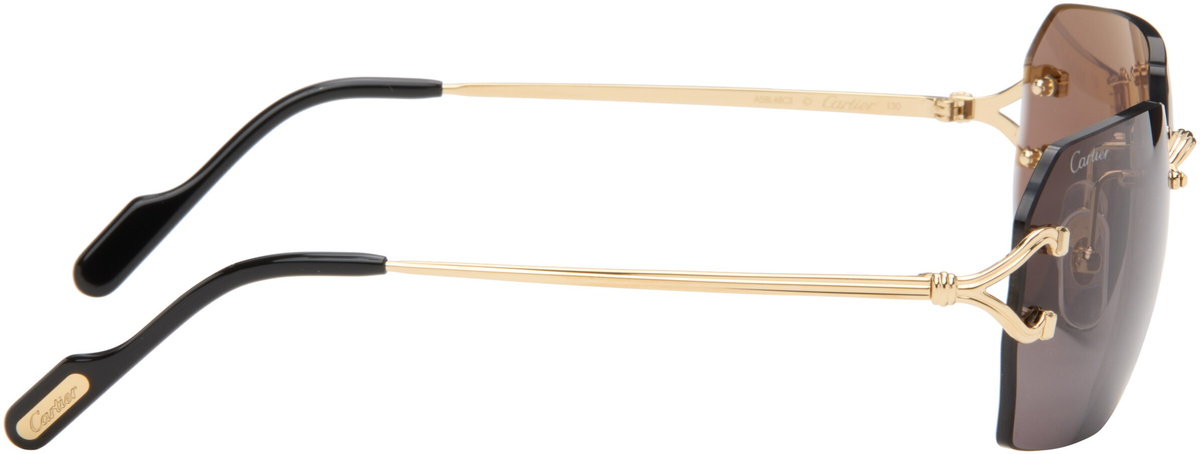 Cartier Gold Classic C Motif Sunglasses