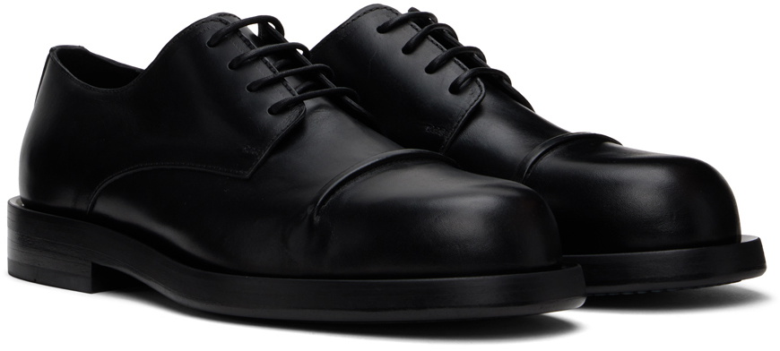 Ann Demeulemeester Black Dex Pintuck Derbys