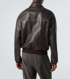 Wales Bonner Time leather jacket