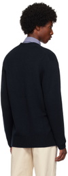 LISA YANG Navy Wilson Cardigan