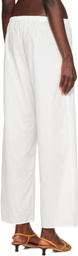 Cou Cou White 'The Pant' Lounge Pants