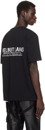 Helmut Lang Black 'New York' Seatbelt T-shirt