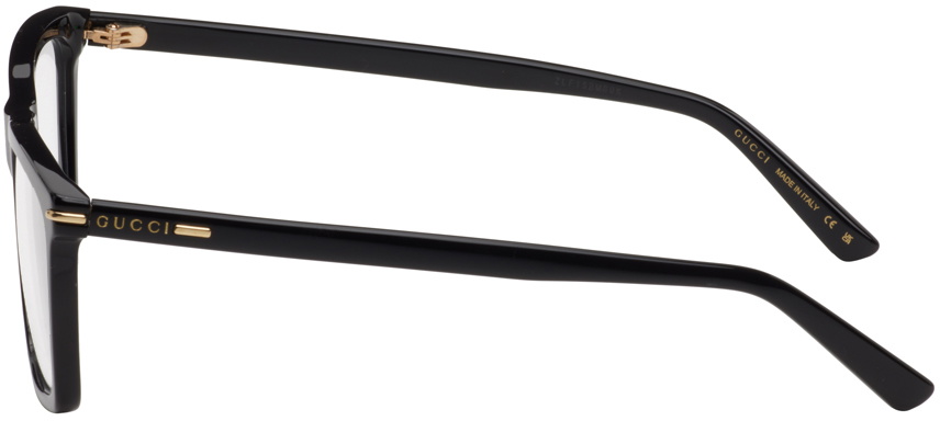 gucci black rectangular glasses