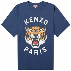 Kenzo Men's Lucky Tiger Oversized T-Shirt in Midnight Blue