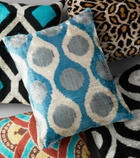 Les-Ottomans Silk velvet cushion