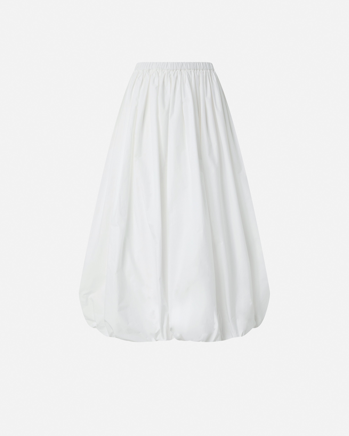 Pinko Long Balloon Skirt Bright White
