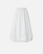 Pinko Long Balloon Skirt Bright White