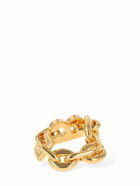 BALENCIAGA - B Chain Brass Ring