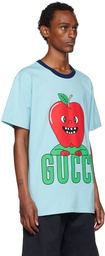 Gucci Blue Printed T-Shirt