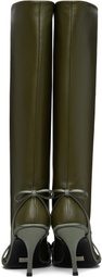 ALL-IN Khaki Double Tall Boots
